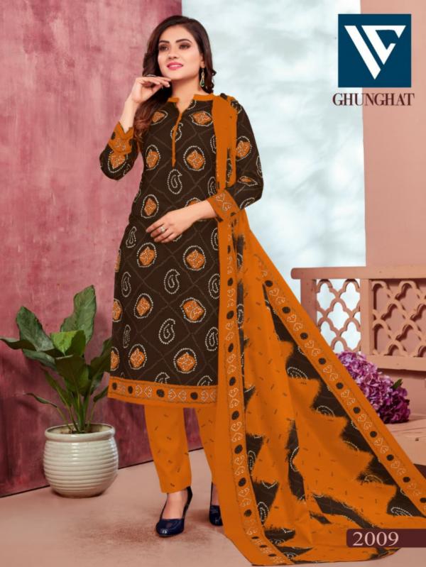 Vandana Ghunghat Vol 2 Indo Cotton Patiyala Dress Material